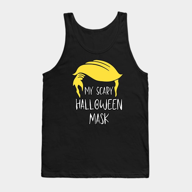 SCARY HALLOWEEN MASK Tank Top by King Arthur's Closet